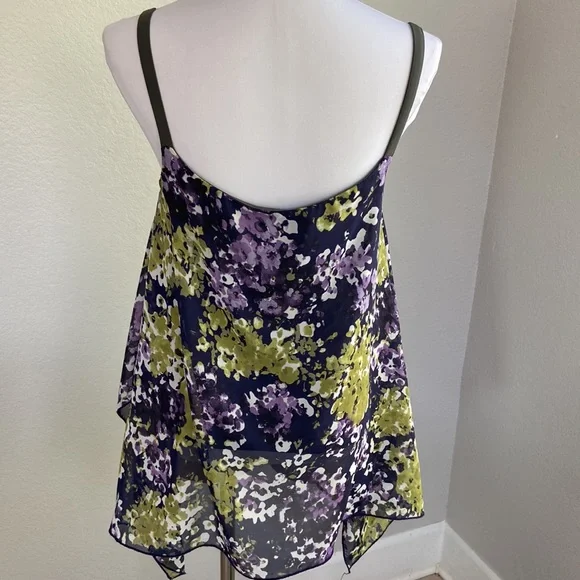 Joseph Ribkoff floral sleeveless top - Picture 4 of 8